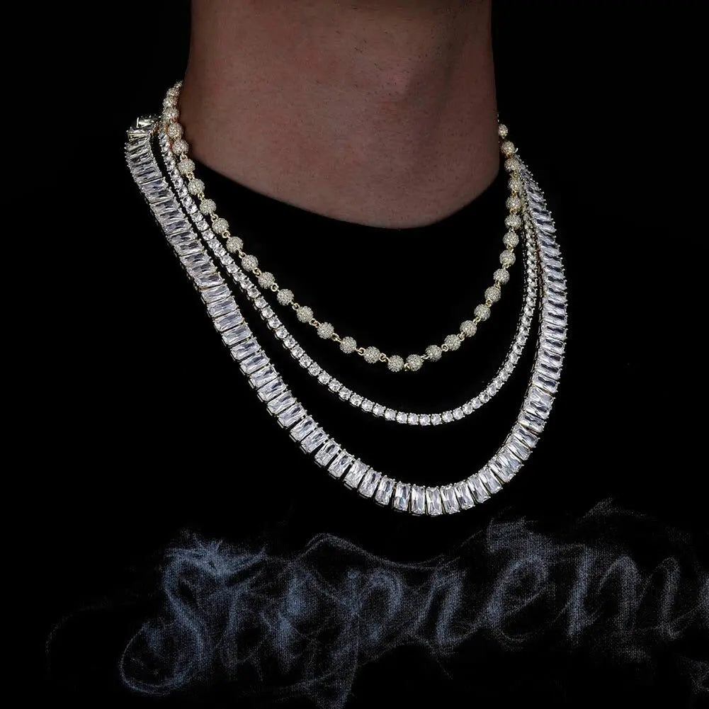 6mm Diamond Beads Chain in Yellow Gold | - The Icetruck