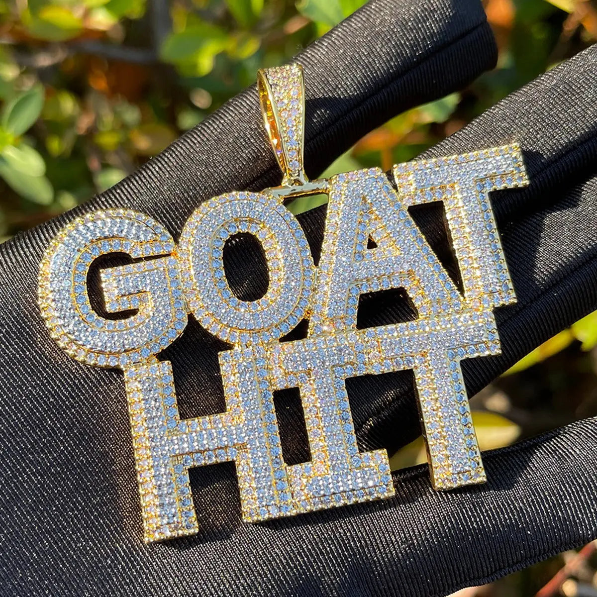 Custom Small Layered Font Pendant   The Icetruck