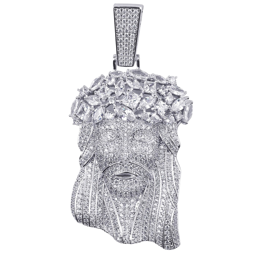 Big Iced Jesus Pendant