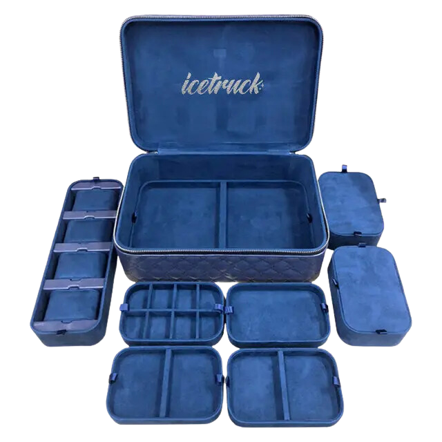 Icetruck Leather Travel Jewelry Case