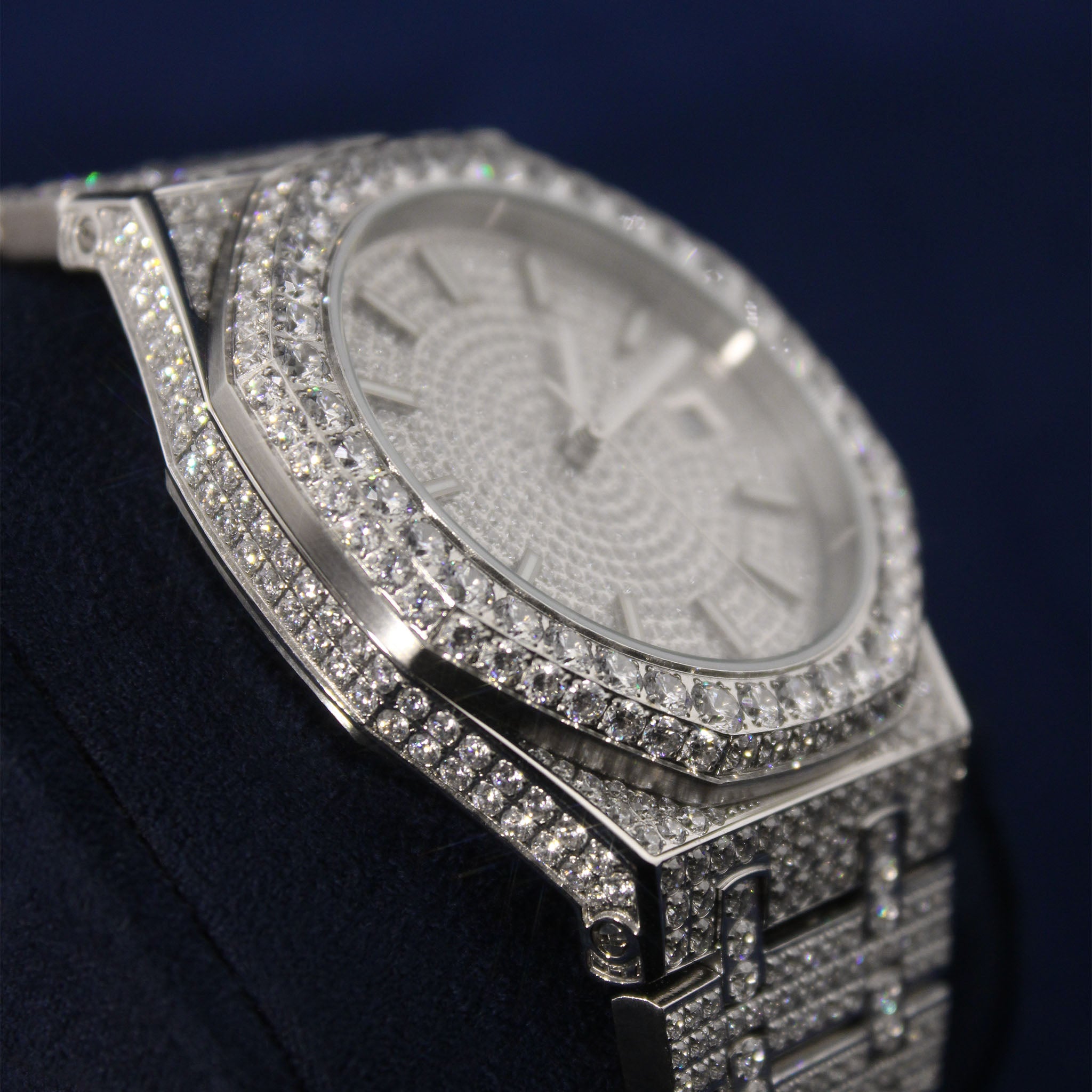 Iced Imperial Watch in White Gold