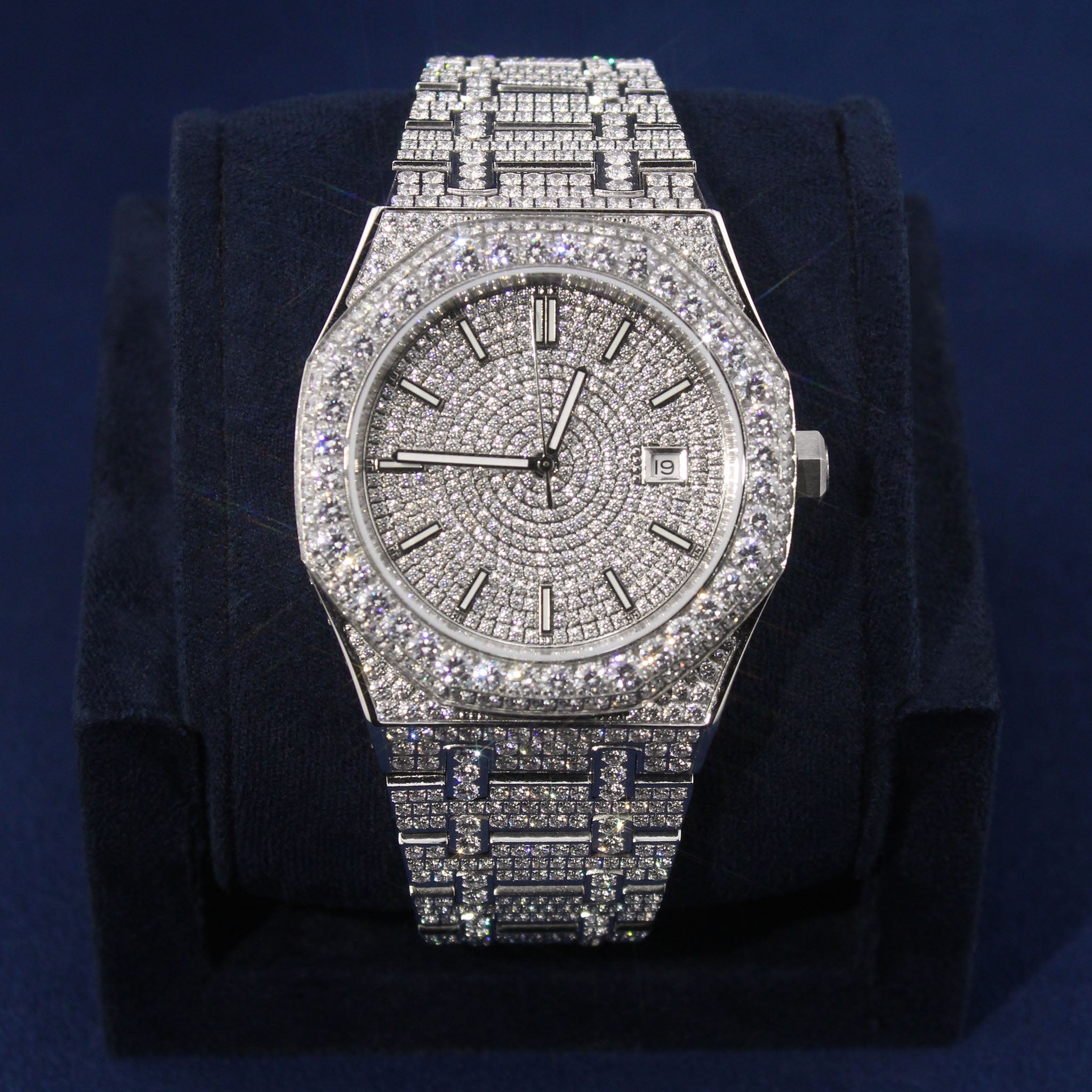 Iced Imperial Watch in White Gold