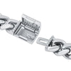 Charger l&#39;image dans la galerie, 10mm Iced Clasp Cuban Chain in White Gold   The Icetruck