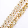 Charger l&#39;image dans la galerie, 14mm Baguette Curb Chain in Yellow Gold | - The Icetruck