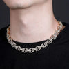 Load image into Gallery viewer, 13mm Diamond Byzantine Chain in Yellow Gold | - The Icetruck