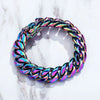 Load image into Gallery viewer, 14mm Oil Slick Rainbow Cuban Bracelet   The Icetruck