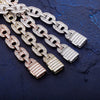 15mm Baguette Mariner Link Chain in Yellow Gold | - The Icetruck