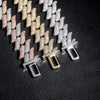 16mm Spiked Diamond Cuban Chain in Yellow Gold | - The Icetruck
