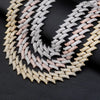 16mm Two-Tone Spiked Diamond Cuban Chain | - The Icetruck