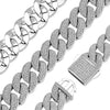 Charger l&#39;image dans la galerie, 18mm Iced Cuban Link Bracelet in White Gold | - The Icetruck