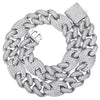 Charger l&#39;image dans la galerie, 20mm Miami Cuban G-Link Chain in White Gold 2255.9cm  The Icetruck