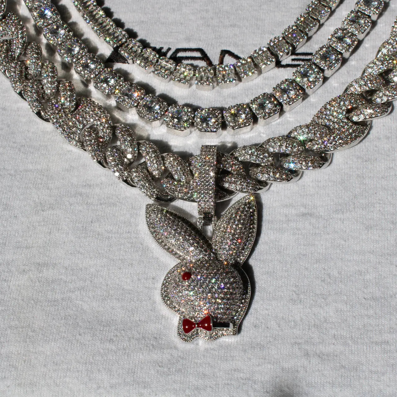 20mm Miami Cuban G-Link Chain in White Gold | - The Icetruck