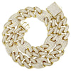 20mm Miami Cuban G-Link Chain in Yellow Gold 2255.9cm  The Icetruck