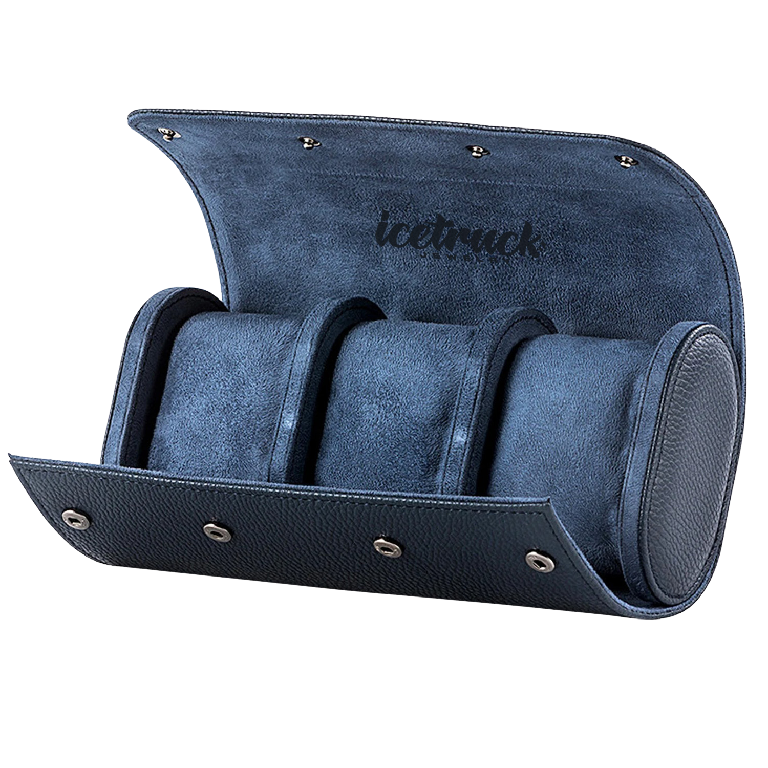 Icetruck® 3-Slot Leather Travel Case