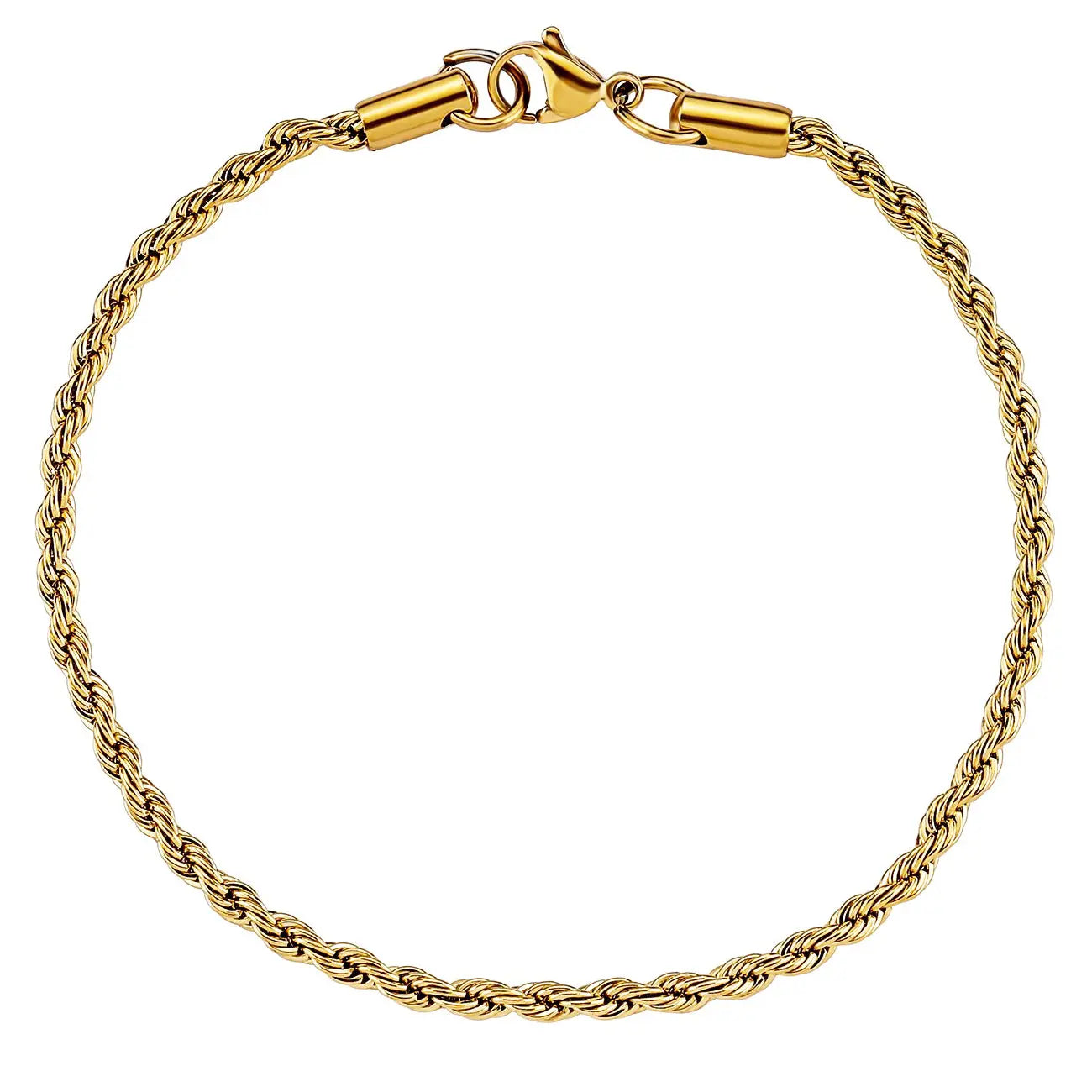 3mm Rope Bracelet in Yellow Gold 922.8cm  The Icetruck