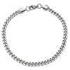 4mm Miami Cuban Bracelet in White Gold 922.8cm  The Icetruck