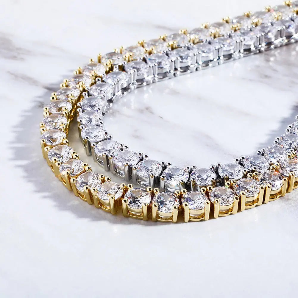 4mm Round Cut Tennis Chain   The Icetruck