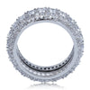 Lade das Bild in den Galerie-Viewer, 5 Layer Diamond Band Ring in White Gold | - The Icetruck