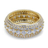 Carica l&#39;immagine nel visualizzatore di Gallery, 5 Layer Diamond Band Ring in Yellow Gold | - The Icetruck