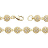 Load image into Gallery viewer, 6mm Diamond Beads Bracelet in Yellow Gold | - The Icetruck