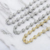 6mm Diamond Beads Chain in Yellow Gold | - The Icetruck