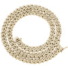8mm Micro Cuban Link Chain in Yellow Gold 2255.9cm  The Icetruck