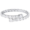 Load image into Gallery viewer, Baguette Band Bracelet in White Gold 7.519cm  The Icetruck