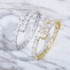 Carica l&#39;immagine nel visualizzatore di Gallery, Baguette Band Bracelet in White Gold | - The Icetruck