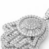 Load image into Gallery viewer, Baguette Diamond Hamza Pendant | - The Icetruck