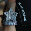 Load image into Gallery viewer, Baguette Diamond Star Ring in Yellow Gold | - The Icetruck