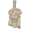 Big Iced Jesus Pendant 18kYellowGoldPlated  The Icetruck
