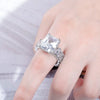 Center Stone Baguette Band Ring in White Gold | - The Icetruck