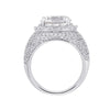 Lade das Bild in den Galerie-Viewer, Clustered Diamond Band Ring in White Gold | - The Icetruck