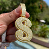 Load image into Gallery viewer, Custom Iced Out Retro Initial Pendant   The Icetruck