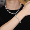 Charger l&#39;image dans la galerie, Diamond Barb Wire Bracelet in White Gold | - The Icetruck