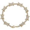 Charger l&#39;image dans la galerie, Diamond Barb Wire Bracelet in Yellow Gold 820.3cm  The Icetruck