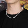 Load image into Gallery viewer, Diamond Barb Wire Necklace in White Gold | - The Icetruck