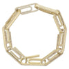 Load image into Gallery viewer, Diamond Paperclip Bracelet in Yellow Gold 820.3cm  The Icetruck