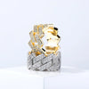 Diamond Prong Ring in Yellow Gold | - The Icetruck
