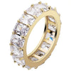 Iced Baguette Ring in Yellow Gold 11GoldVermeilmadetoorder  The Icetruck