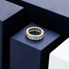 Lade das Bild in den Galerie-Viewer, Iced Baguette Ring in Yellow Gold   The Icetruck