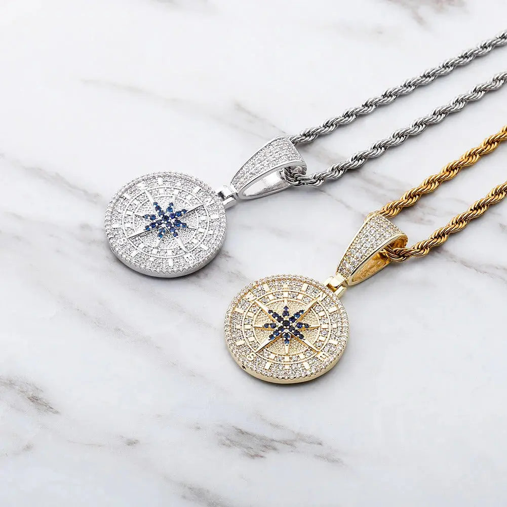 Iced Compass Pendant | - The Icetruck