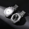 Lade das Bild in den Galerie-Viewer, Iced Presidential Watch w/ Black Dial in White Gold | - The Icetruck