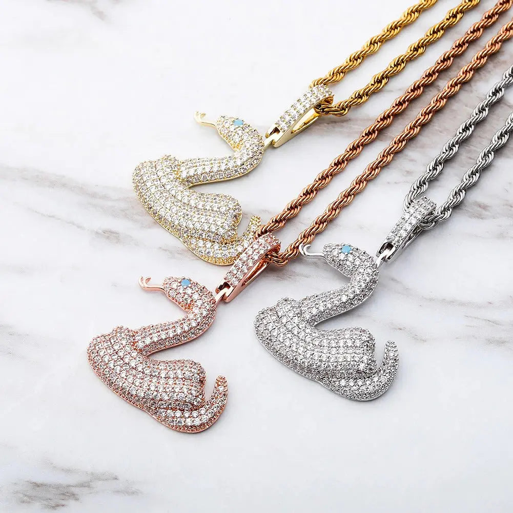 Iced Snake Pendant | - The Icetruck