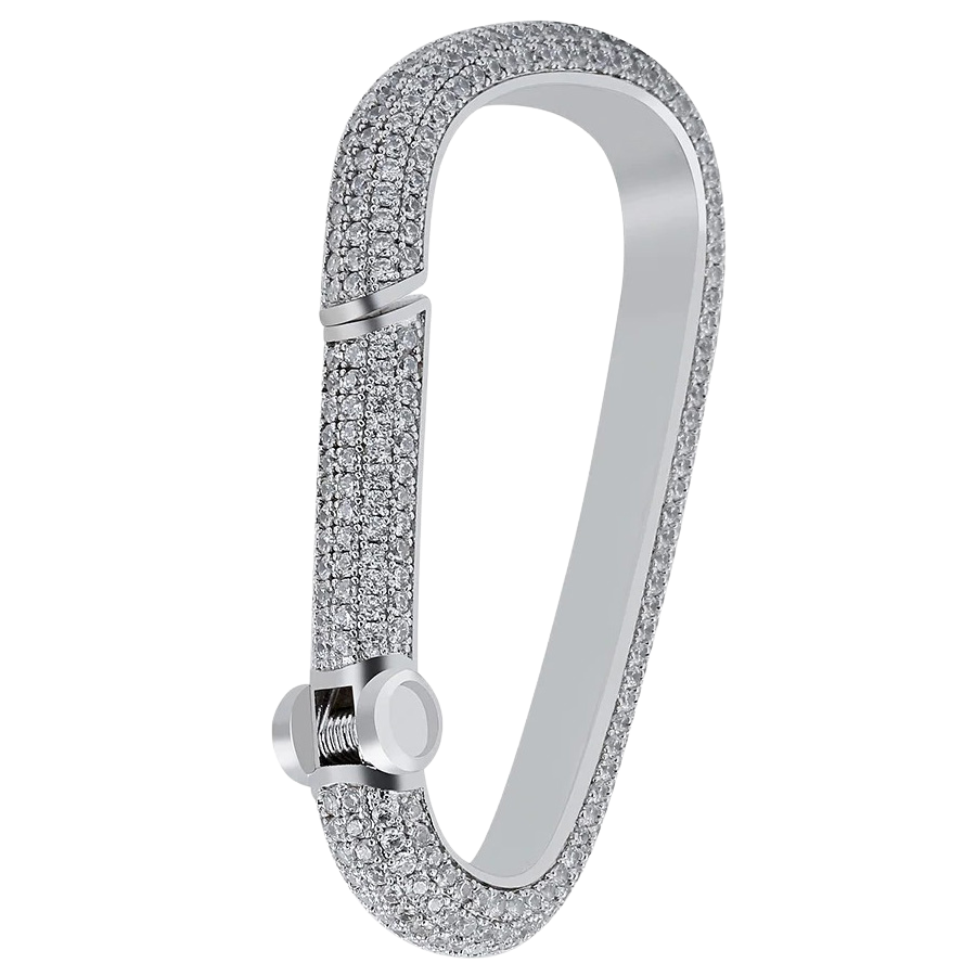 Iced Out Carabiner Clip