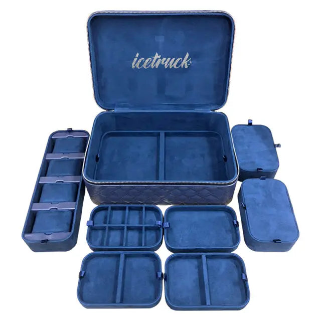 Icetruck Leather Travel Jewelry Case   The Icetruck