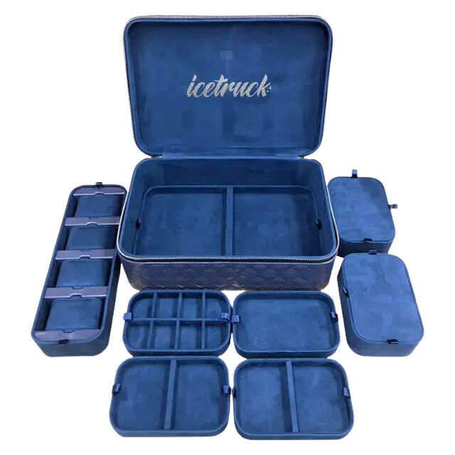 Icetruck® Leather Travel Jewelry Case