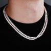 Round Cut Tennis Chain in Rose Gold   The Icetruck