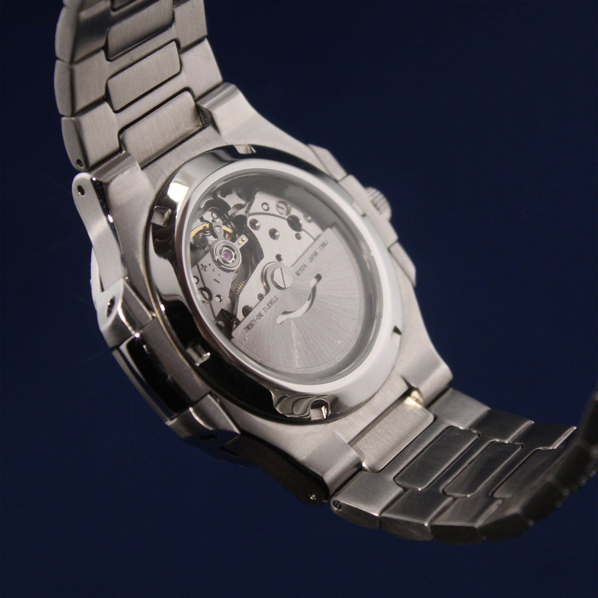 Iced Monarque Watch in White Gold