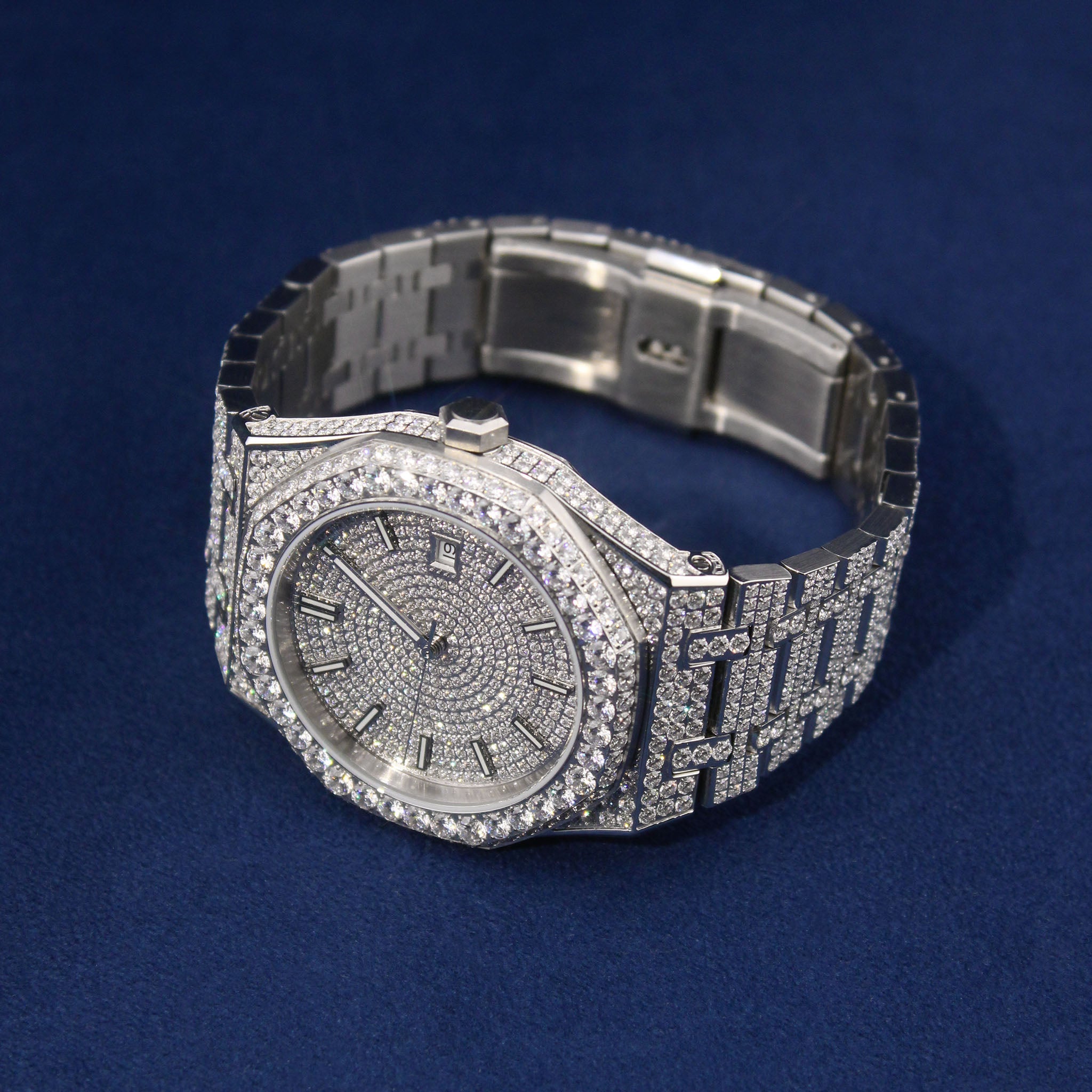 Iced Imperial Watch in White Gold
